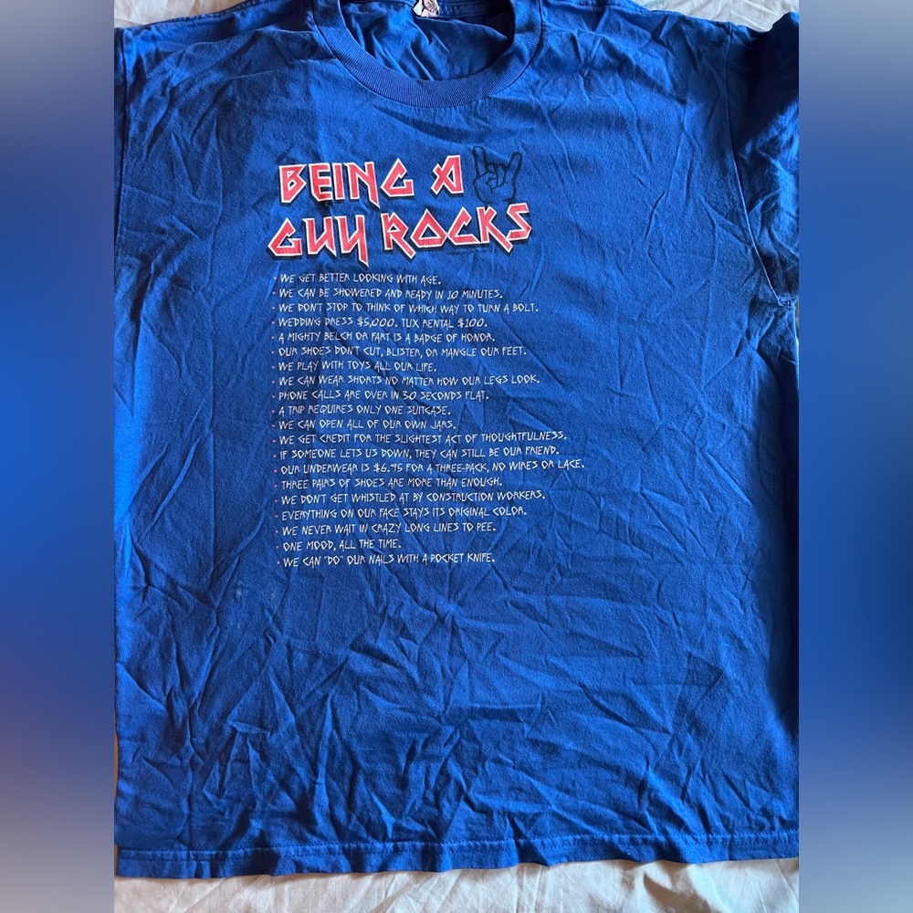 Being a Guy Rocks T-shirt
